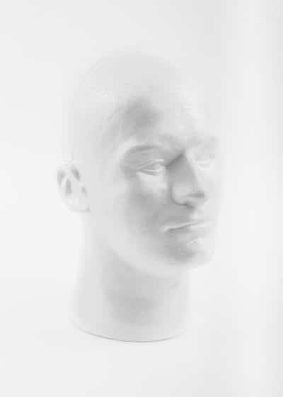 Styrofoam Mannequin Head - Men
